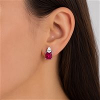 Orecchini Ultima Edizione Donna Rosso in Argento OAO7318 ROSSO - OAO7318 ROSSO